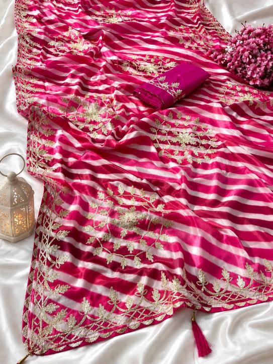 Vinayak lehriya print wholesale rate saree